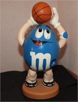 Blue M&M Basketball Candy Dispenser