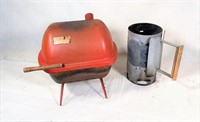 small grill & charcoal tube