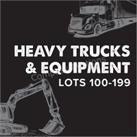 Heavy Equipment & Large Trucks - Lots 100-199