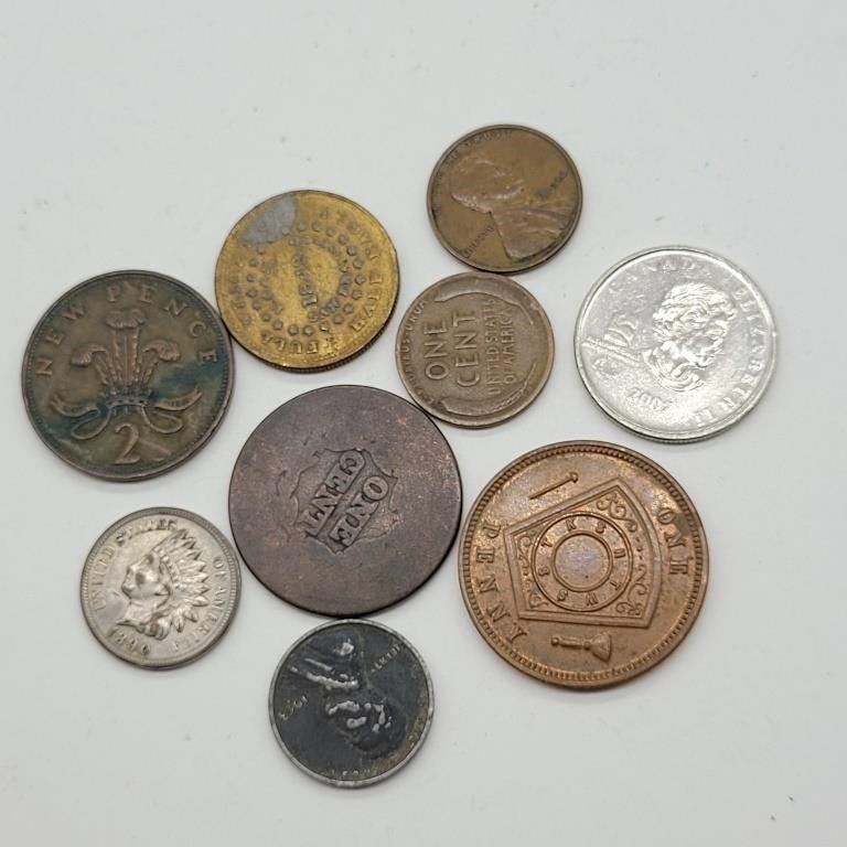 VARIOUS COINS AMERICAN & FOREIGN
