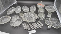 Assorted Crystal glassware