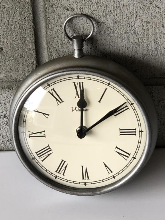 Waltham Pocket Watch Clock-Untested