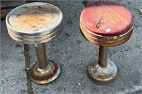 Two Vintage Restaurant Stools