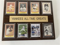 New York Yankees All Time Greats Framed Cards