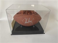 Denver Broncos John Elway Autographed Football