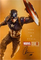 Chris Evans Autograph Avengers Poster