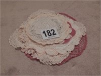 Several Different Size Doily's