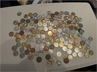 LARGE LOT OF HAWEATER COINS