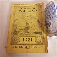 Almanach  Rolland  1931