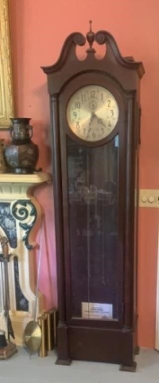 Antique "Herschede" Mahogany Grandfather Clock