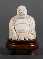 Chinese Carved Ivory Buddha