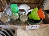 Funnels, Tumblers, Jars