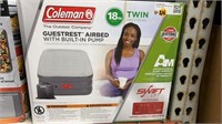 NEW COLEMAN 18" TWIN GUEST REST AIRBED W/PUMP