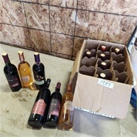 12 - Sealed Bottles of Various Wines