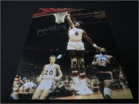 Julius Erving Signed 11x14 Photo JSA Witnessed