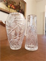 PINWHEEL CRYSTAL VASES