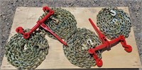 2- 5400 lb Binders/ 4- 5/16" Chains