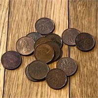 1980's Canada One Cent Penny Coins