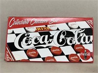 Coca-Cola checkers set