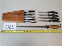Knife Holder, Chefmate Knives & Knife Sharpener