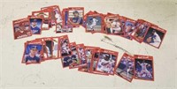 Stack of Baseball cards.