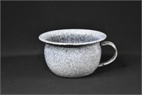 Vintage Enamel Graniteware Large Handled Mug