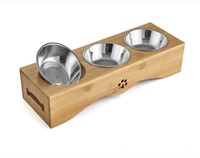 ($89) handrong Dog Bowls Dog Feeder Bowls