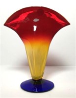 Blenko Signed Art Glass Vase