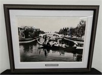 Gondolas on Venice (California) canals print