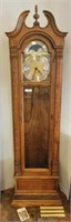 H. L. HUBBELL GRANDFATHER CLOCK W/ WEIGHTS,