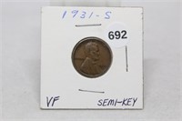 1931 S Cent-VF Key