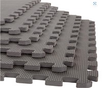 Stalwart Foam Mat Tiles, Interlocking EVA Foam