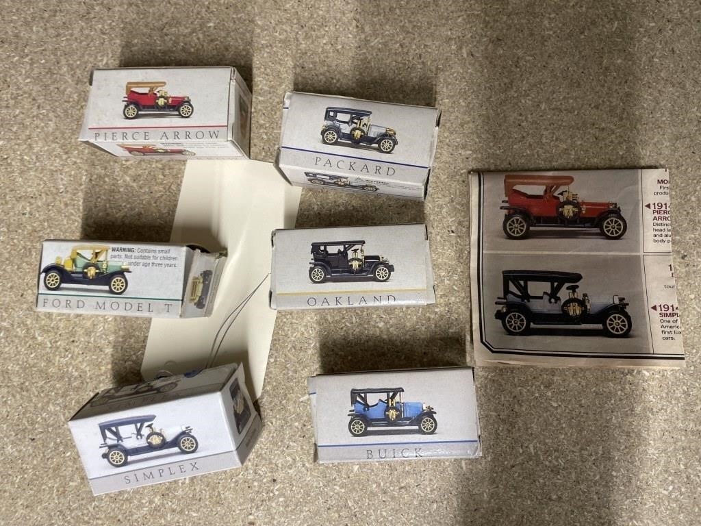 6 Packard Cars in Pkg 2"L