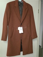 Sz S - Men's Zara Long Coat - NWT $200