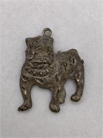 STERLING SILVER BULLDOG PENDANT