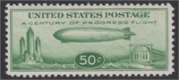 US Stamps #C18 Mint LH baby Zeppelin CV $45