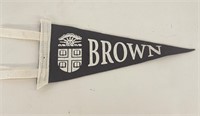 Vintage Brown Univ.  Felt Pennant