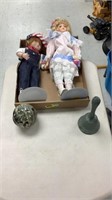 Porcelain dolls, home decor