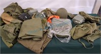 Military jackets, bags, canteens and more