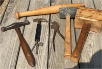 Early Mallets, Hammers & Tools