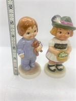 Set of 2 Goebel Dolly Dingle Series Figurine