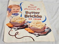 Butter Brickle Ice Cream Poster