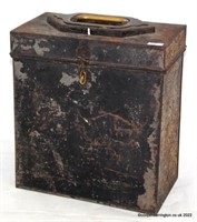 Victorian John Davies Llangollen Metal Box