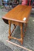 Solid Maple Drop Leaf End Table