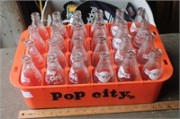 Vintage Pop City Bottles & Case