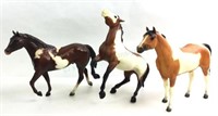 (3) Breyer Horse Figurines