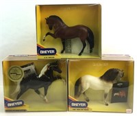 (3) Breyer Horse Figurines In Original Boxes