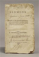 Early America Printing, Nicholas Manners