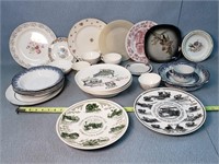 Misc Glass Plates, Bowls, & More