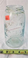 Antique Mason's N.C.L.Co. Quart Jar - Aqua